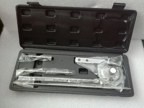 Kątomierz z lupką. 360°  150/300mm