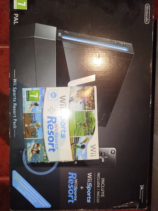 Consola Wii com 8 jogos