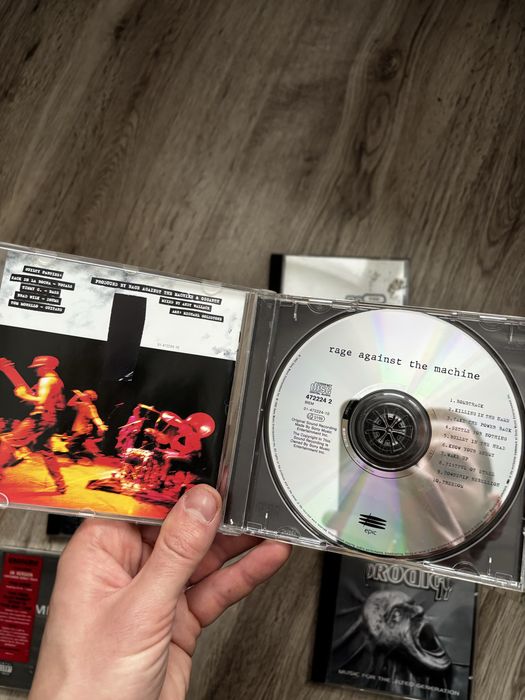 CD диск вінтаж 90х Eminem Prodigy Faith No More Rase Against 1992