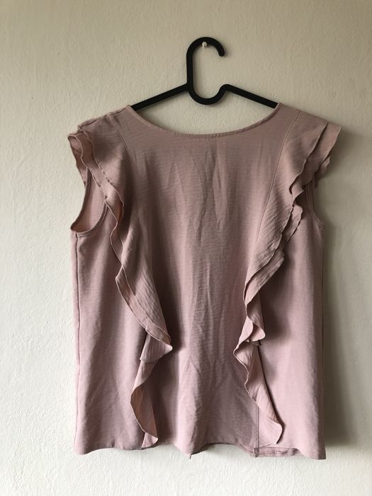 Bluzka bluzeczka Simplicity falbany XS S lato