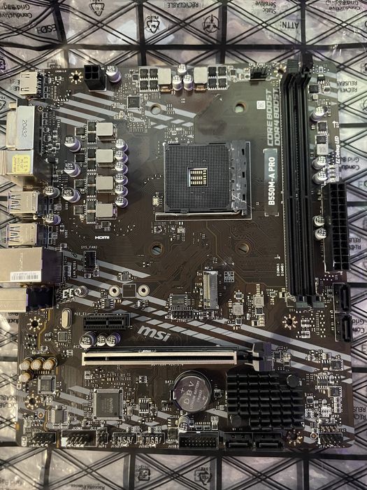 Материнская плата msi b550m-a pro