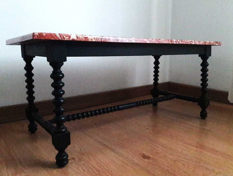 Mesa pequena de apoio rectangular para sala de estar