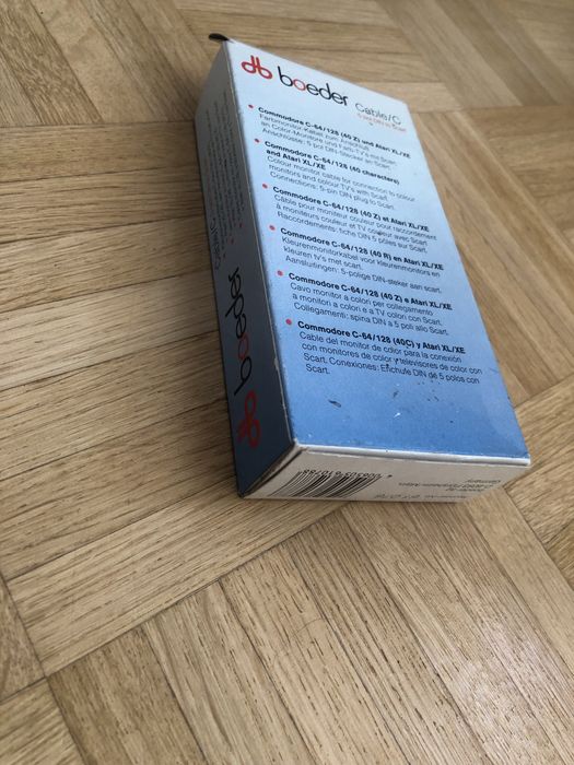 Markowy kabel do Commodore 64 128 oraz Atari XL XE box