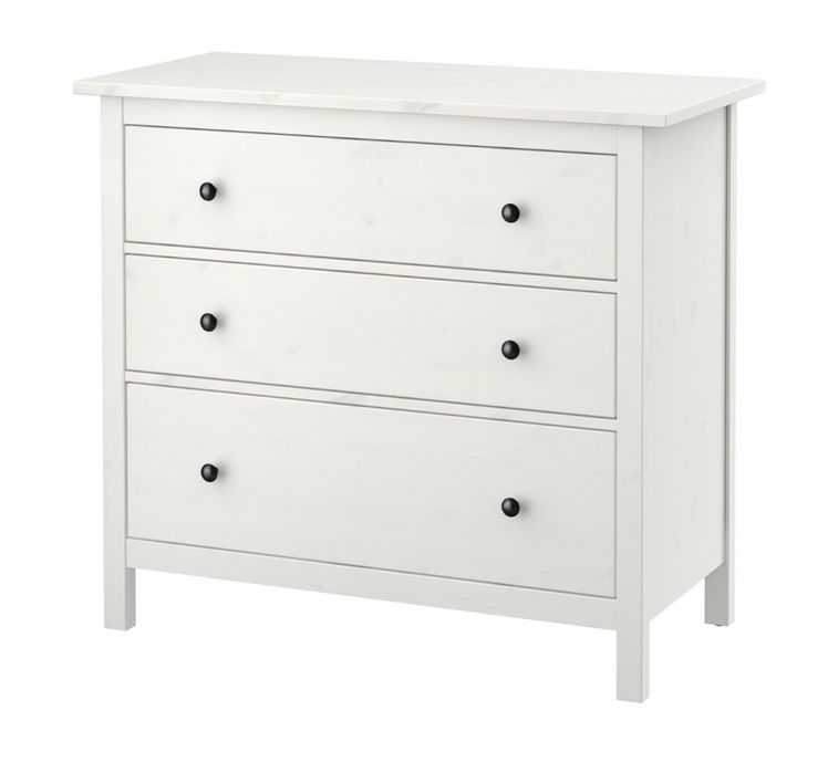 Comoda Branca 3 Gavetas