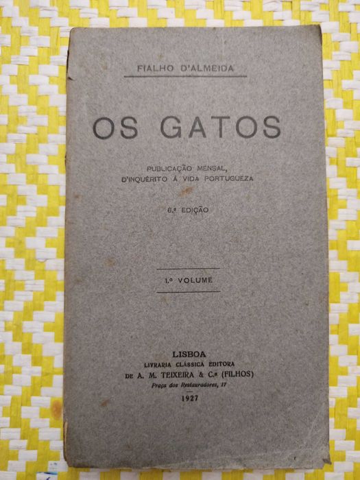 OS GATOS - 1º VOL. Fialho D’Almeida