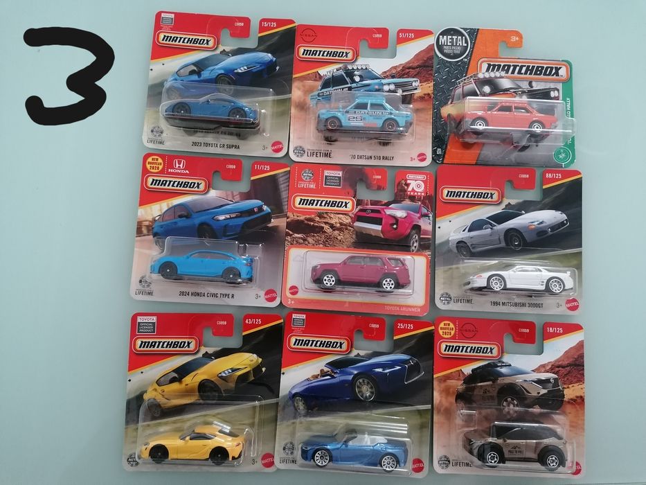 Matchbox vários modelos