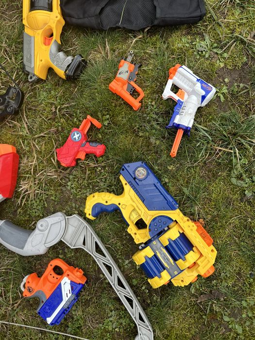 Zestaw Nerf - Zabawki + Strzałki, Akcesoria, Super Cena! Warszawa