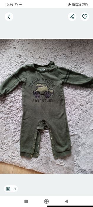 Zestaw Biustonosz 2x pajac niemowlęcy