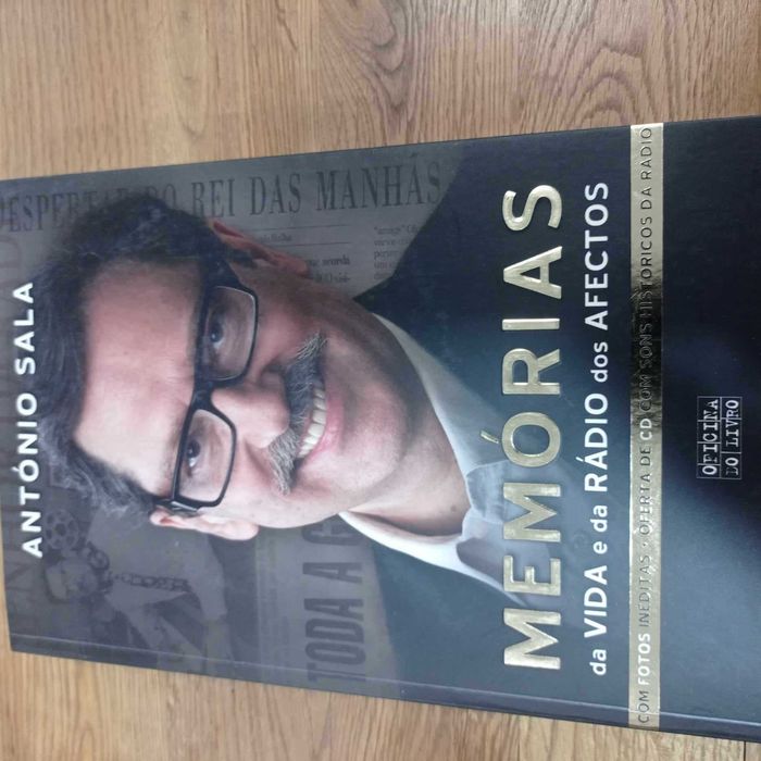 vendo livro António sala memorias da vida e da radio dos afetos + CD