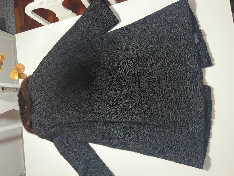 Casaco Astrakan genuino