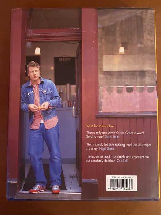 Livro Happy Days with the Naked Chef de Jamie Oliver (idiom ingles)