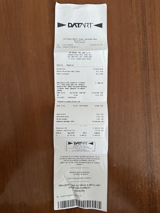 Lenovo LOQ 17IRX10 i7-13700HX / RTX 5060 / 32GB RAM / 1TB SSD 17,3дюйма 165ГЦ (На гарантії)