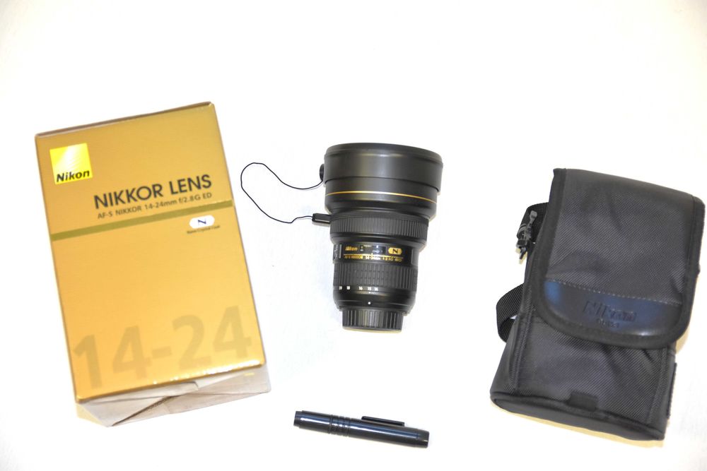 Nikon Nikkor 14-24mm f/2.8G ED AF-S Zoom Bagnet F