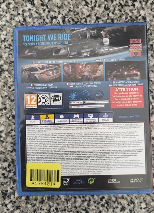 Need for speed PlayStation 4