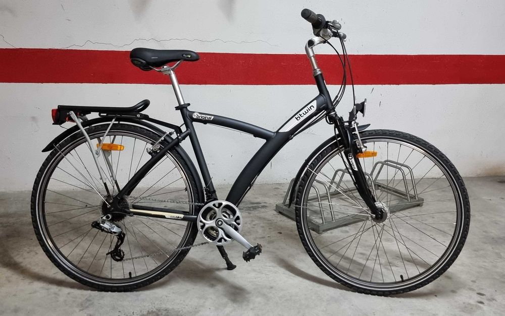 Bicicleta B'Twin roda 28" unissexo - QUASE NOVA