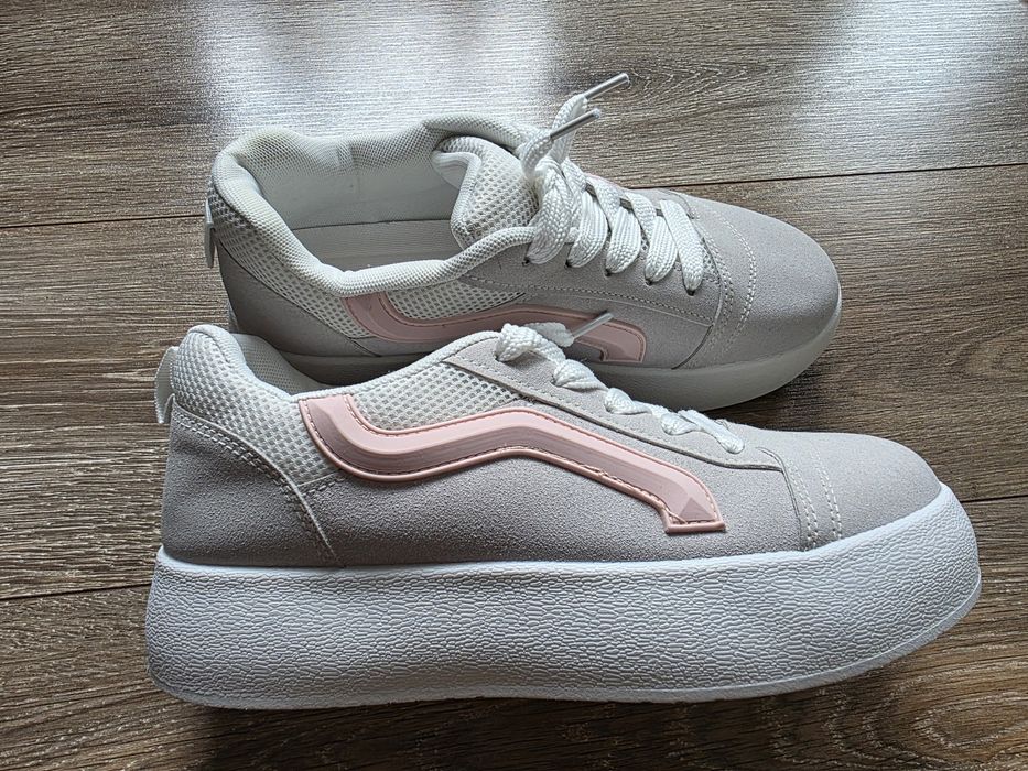 Szare sneakersy damskie jak nowe rozmiar 40