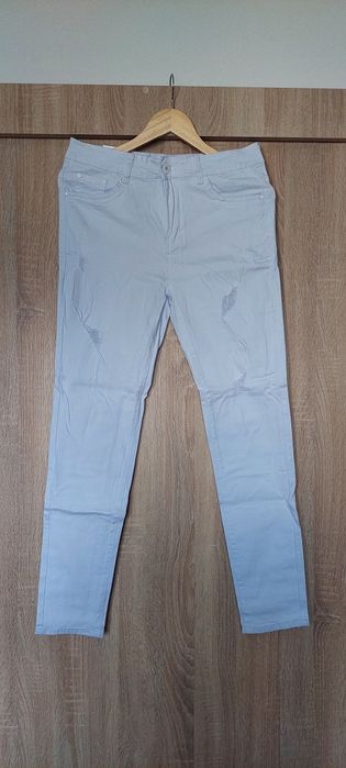 Nowe białe spodnie xl
