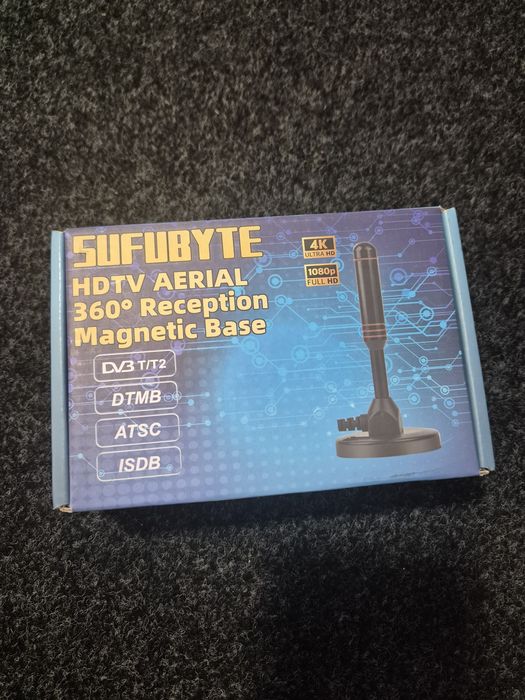 Antena digital interna portátil para televisão da marca SUFUBYTE