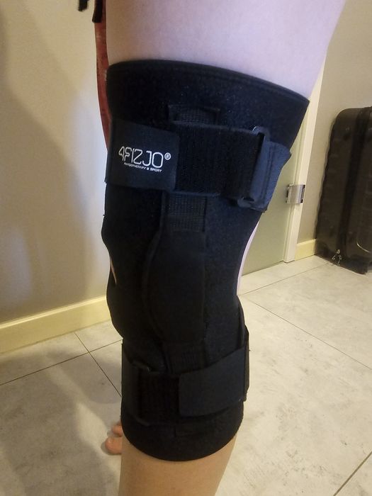 Orteza stabilizator kolana z zawiasami 4FIZJO | Jak NOWA | 2 sztuki
