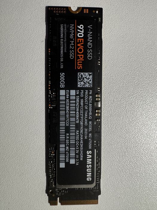 Samsung 970 EVO Plus m2 2280 NVME