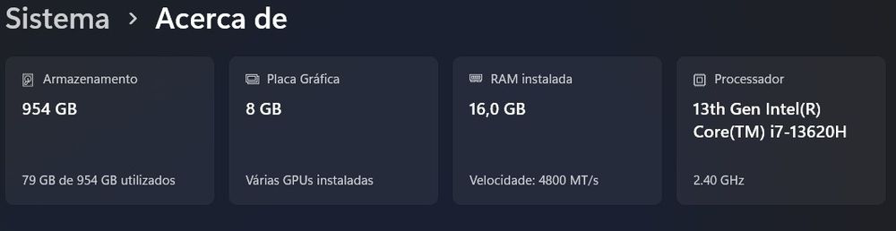 Gigabyte G5 RTX 4060 i7-13620H 1TB DDR5