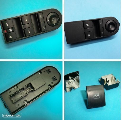 Tecla / Comando dos vidros Opel Astra H e Zafira B NOVO