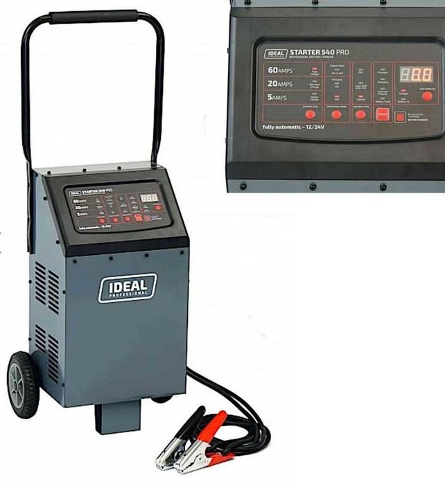 Prostownik IDEAL Starter 540 PRO 12/24V EM-AUDIO Tomaszów Lub  RATY 0% Wysyłka GRATIS !
