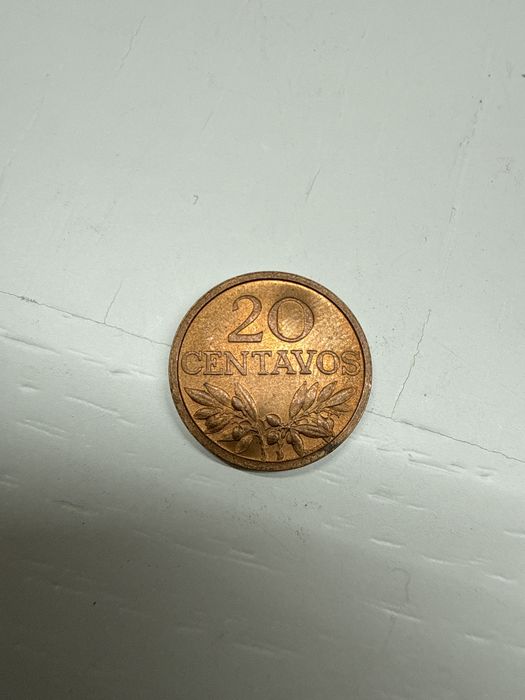 Lote 80 Moedas de 20 Centavos Portugueses – Escudos
