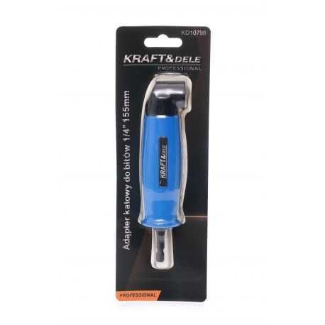 Adapter kątowy 90 °C HEX 1/4" 155mm na wkrętarkę KD10798