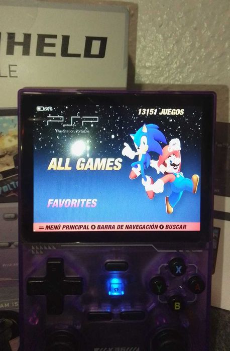 Consola Portátil K36 - Roxo - Nova!!