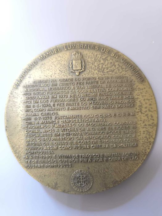 Medalha Comemorativa Dr. Francisco Sá Carneiro