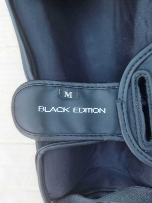 М - защита голени и стопы Leone Mono Black щитки на гомілку захист ніг