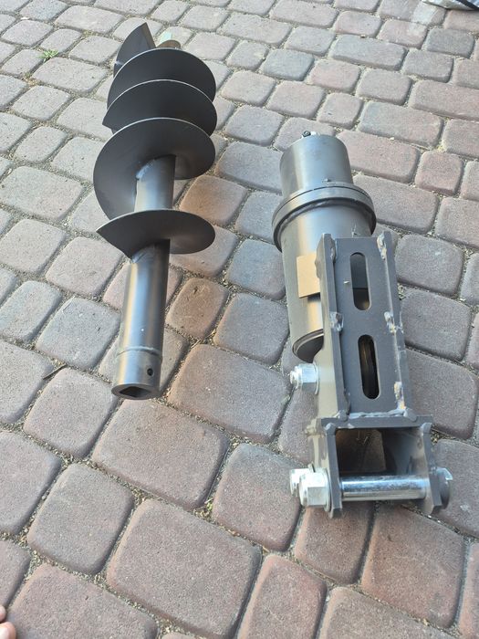 Wiertnica hydraliczna 20 cm do minikoparki z wężami!