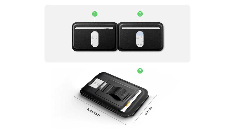 UGREEN Magsafe Wallet Holder гаманець + підставка + PopSocket | Шкіра