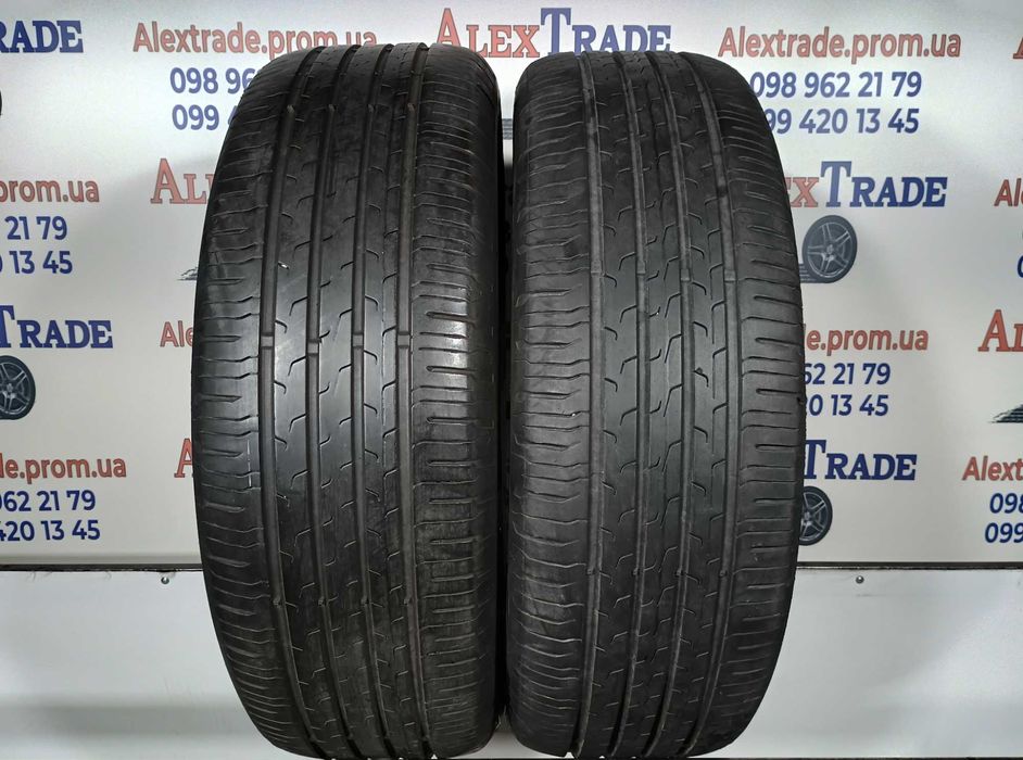 2 шт. 215/60 R17 Continental EcoContact 6 літні шини вживані