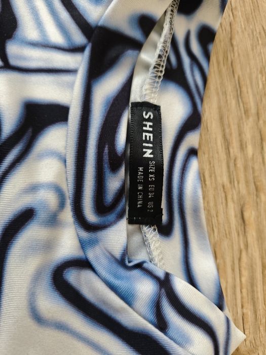 Top w kolorach niebieskich Shein r.XS