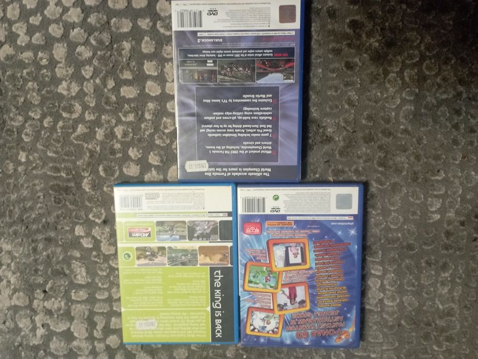 Gry PlayStation 2. Zestaw 3 szt.