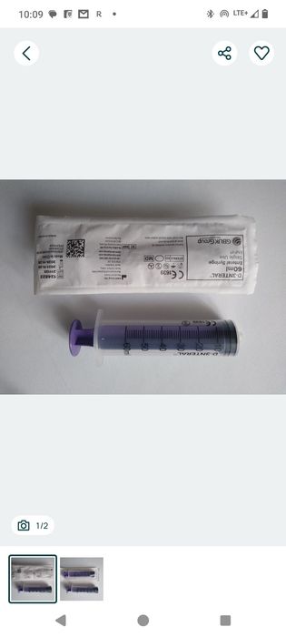 D-3nteral strzykawka 60 ml