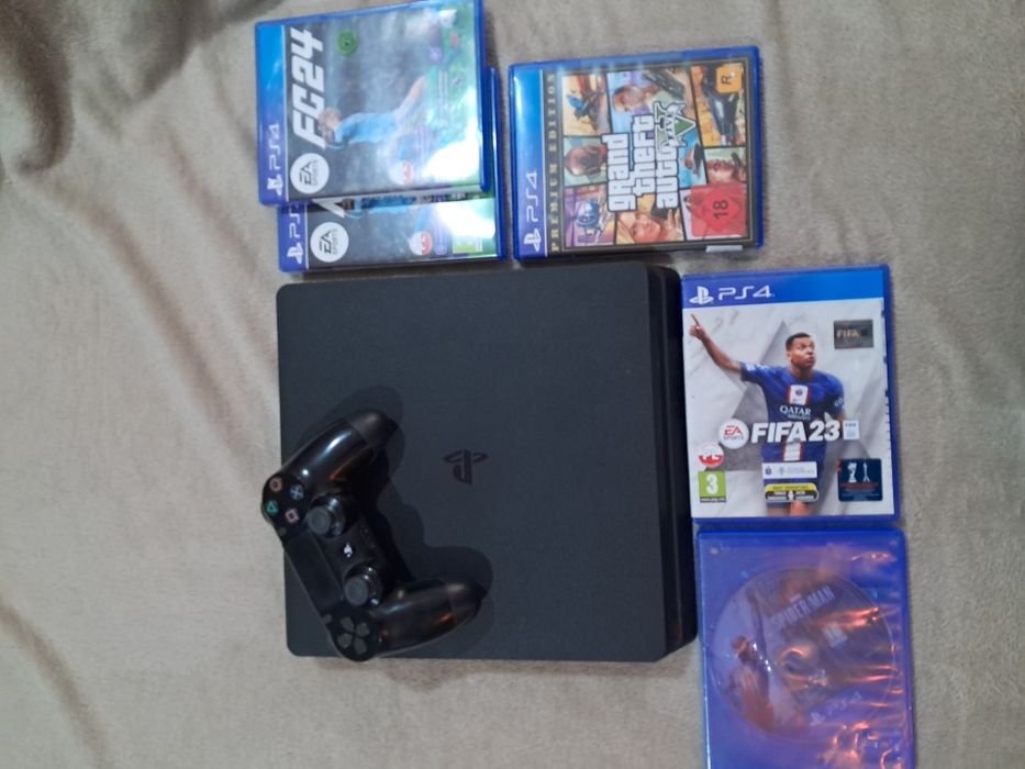 Ps4 slim 500gb +gry