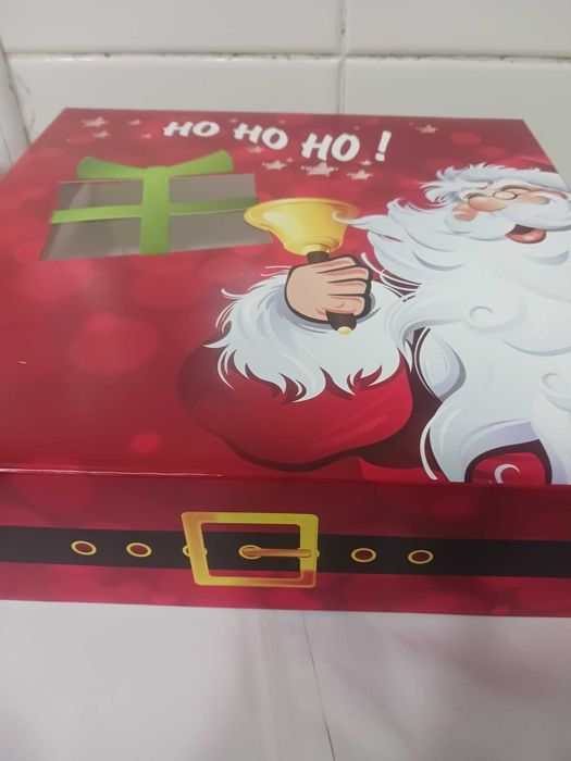 Caixas NOVAS completas (topo+base) de Natal- sai a 0,50€ cada conjunto caixa