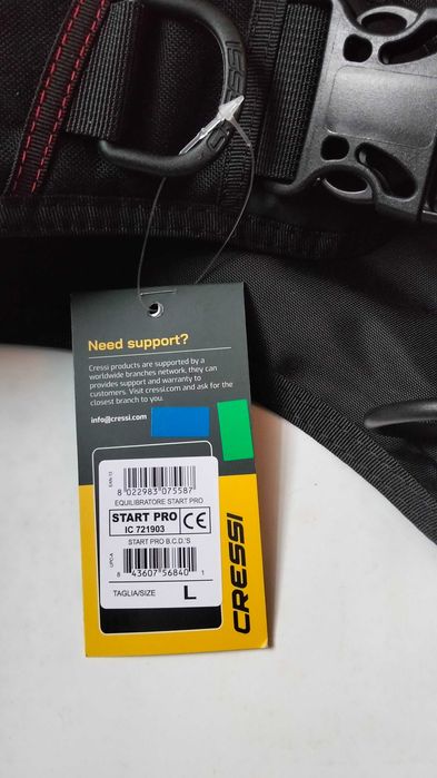 Colete mergulho BCD Cressi Start Pro Novo com garantia