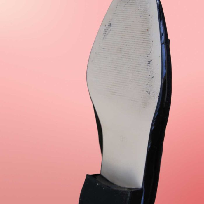 Sapatos de salto (36) azul marinho