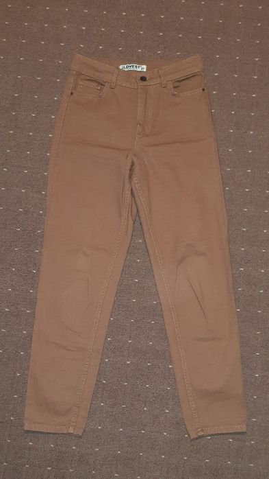 Джинси жіночі коричневі 26-27 розмір