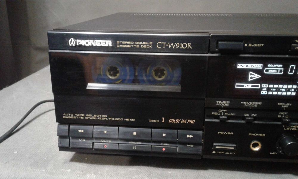 PIONEER CT-W910R,magnetofon kasetowy