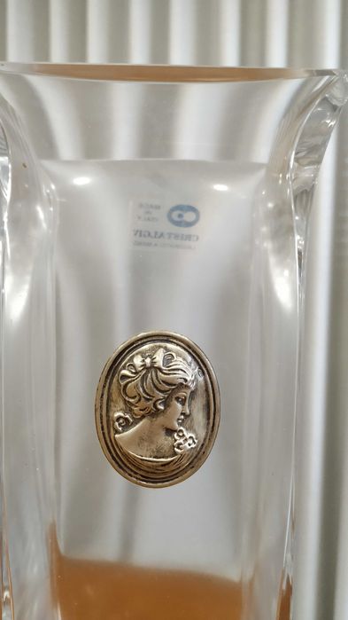 Peça decorativa Cristal e Estanho