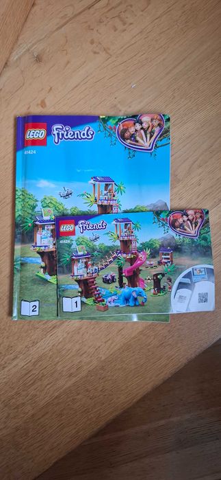 LEGO 41424 Friends Baza ratownicza - prezent/klocki/słoń/leniwiec/auto