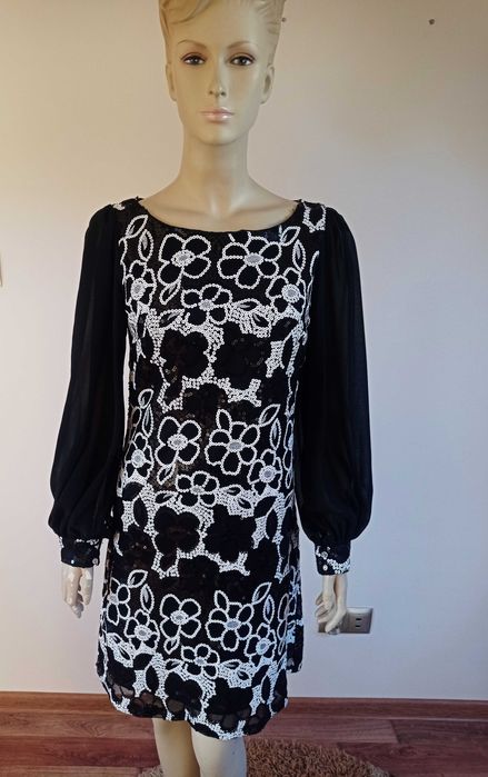 USCO Sukienka wieczorowa cekiny połysk Andrzejki Sylwester 38