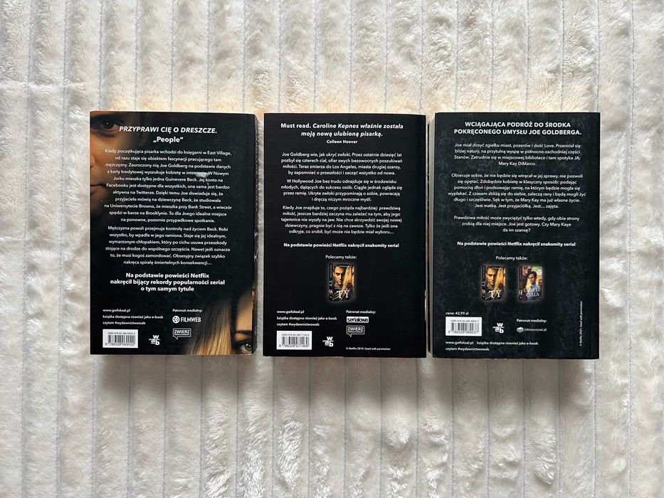 Caroline Kepnes Joe Goldberg - Ty, Ukryte ciała, Ty kochasz mnie