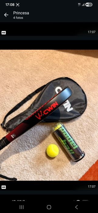 Kit padel como novo