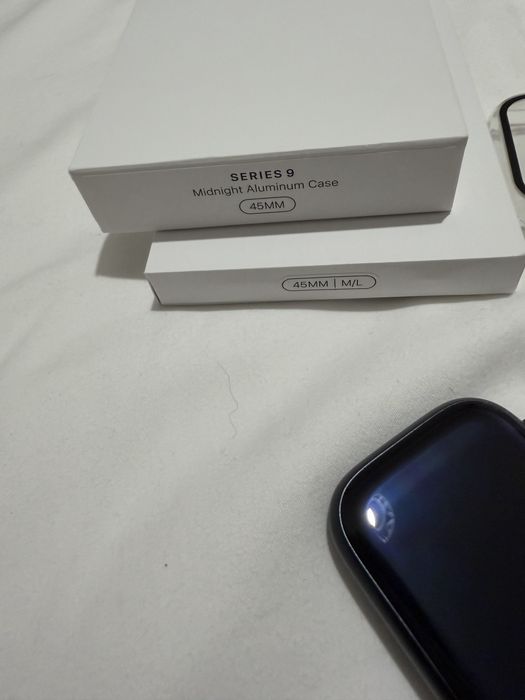 Apple watch series 9 -45 mm -midnight aluminium case (preto)
